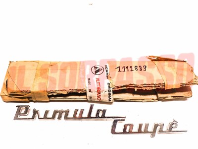 Rear Logo Writing Primula Coupe Original 1112833
