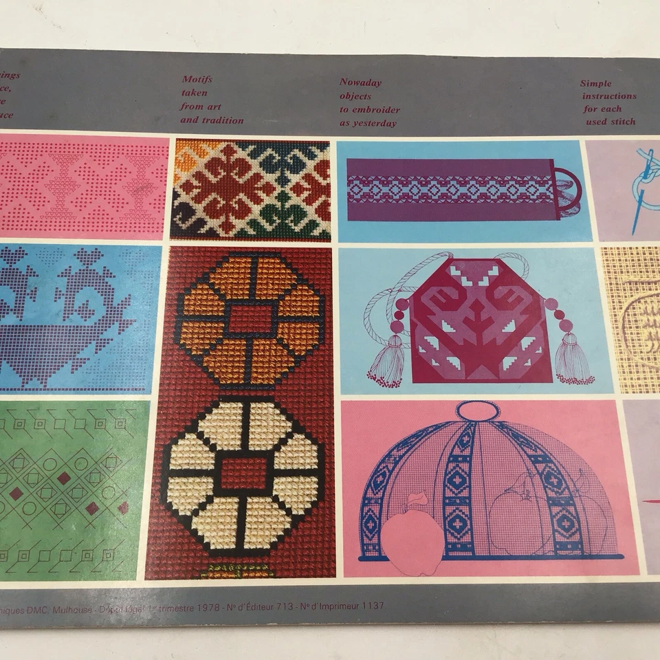 Central Asian Embroideries Journey Through Embroidery Softcover Book 1978 France - Image 2 of 4