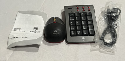 Targus Wireless Media Keypad & Mouse Combo Set (PAKP003U) Tested