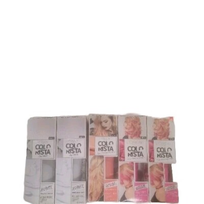 L'oreal Paris Colorista Semi-permanent Colors And Clear Mixers - Lot Of 5