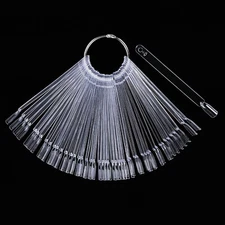 50 pcs Nail Sample Sticks Nail Art Display Swatches Gel Nail Polish