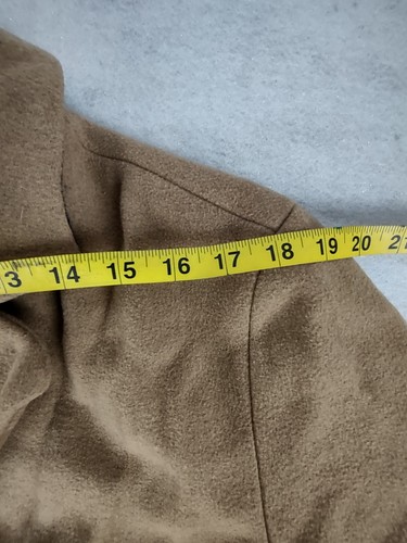 Urban Outfitters Men's Wool Blend Brown 3 Button 2 Pocket Trench Coat Size Large - Picture 9 of 15