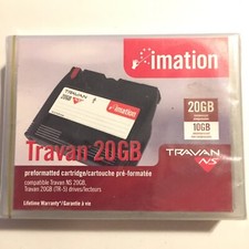 New Sealed Imation Travan 20gb TR7 Data Cartridge - Lot of 2 - 10/20gb