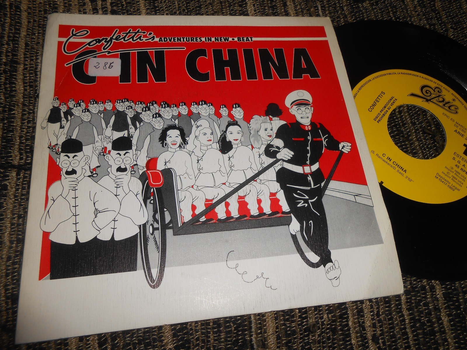 CONFETTI'S C IN China 7 " 1989 Epic Promo One Side Spain eBay