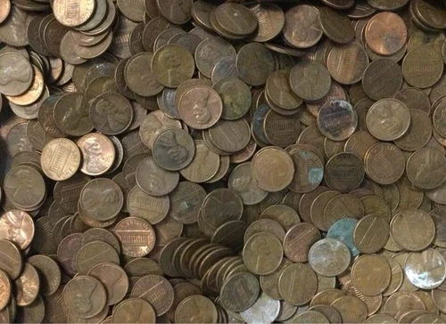 Lot Of 5 Rolls Of Pre 1982 Copper Lincoln Cents (Multiple Lots Available)