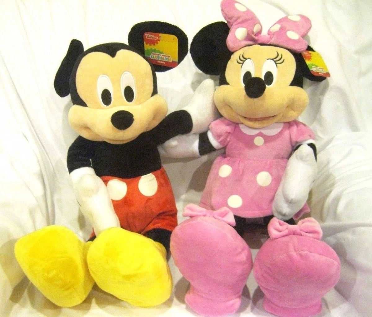 DISNEY 24 MICKEY MOUSE & MINNIE MOUSE COMBO PLUSH TOYS-LICENSED STUFFED  TOY