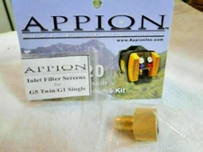 Appion G5 Twin GS1 Single Recovery Unit Inlet Fitting & (2) Screens SK-6001