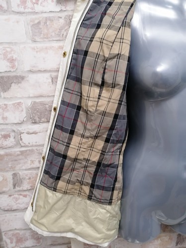 BARBOUR International REGENBOGENJACKE – Damen elfenbeinfarben – Größe UK 8 - Bild 18 von 22