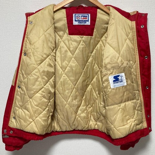 NFL 49ERS Starter PRO LINE San Francisco Stadium padded Jacket Vintage - Picture 9 of 9