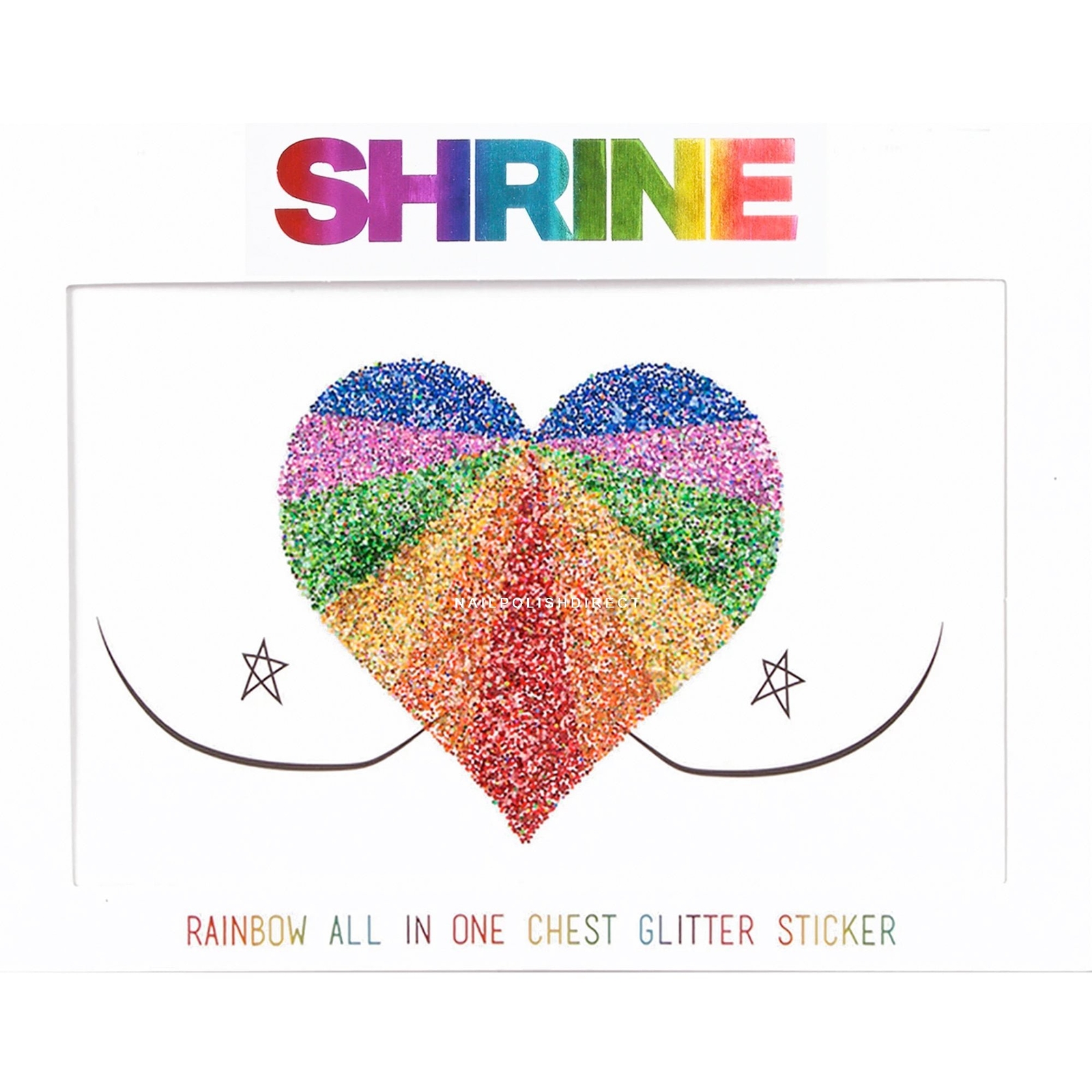 Shrine Beauty Shrine Individual Self Adhesive Body Sticker - Rainbow