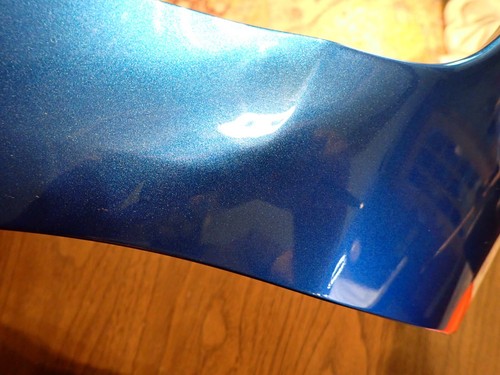 Left Fender WO Rocker Moulding Fits 11-19 FIESTA 455947 New but minor issue Blue - Picture 6 of 11