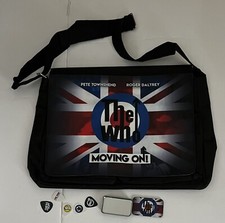THE WHO "MOVING ON!" TOUR LAPTOP / BOOK BAG VIP EXCLUSIVE ITEM NEW Guitar Picks