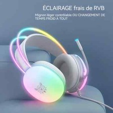 X25 Casque De Jeu Portable Avec Microphone Full Luminous RGB Pour Ordinateur PC