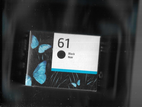 HP 61 Black Original Ink Cartridge, ~170 pages Sealed EXP Jan 2026 Free US S&H