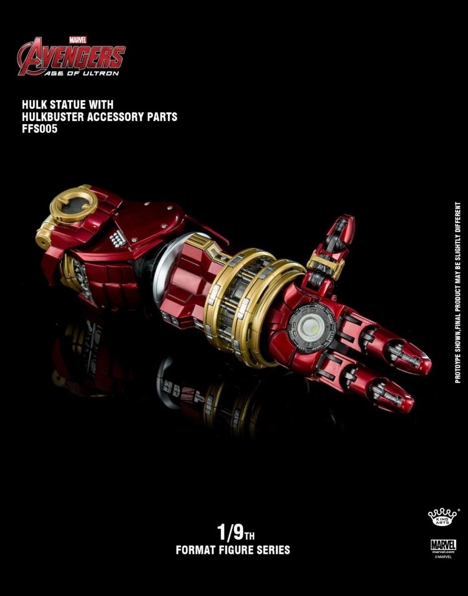 King Arts 1/9 Hulk Statue With Hulkbuster Accessory Parts King Arts 1/9 Hulk Statue With Hulkbuster Accessory Parts