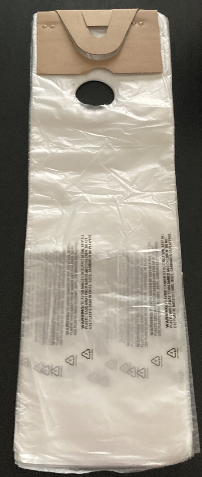 Clear 5 1/2" x 16" Plastic Poly Door Knob Hanger Bags(100) Brochure Newspaper eBay