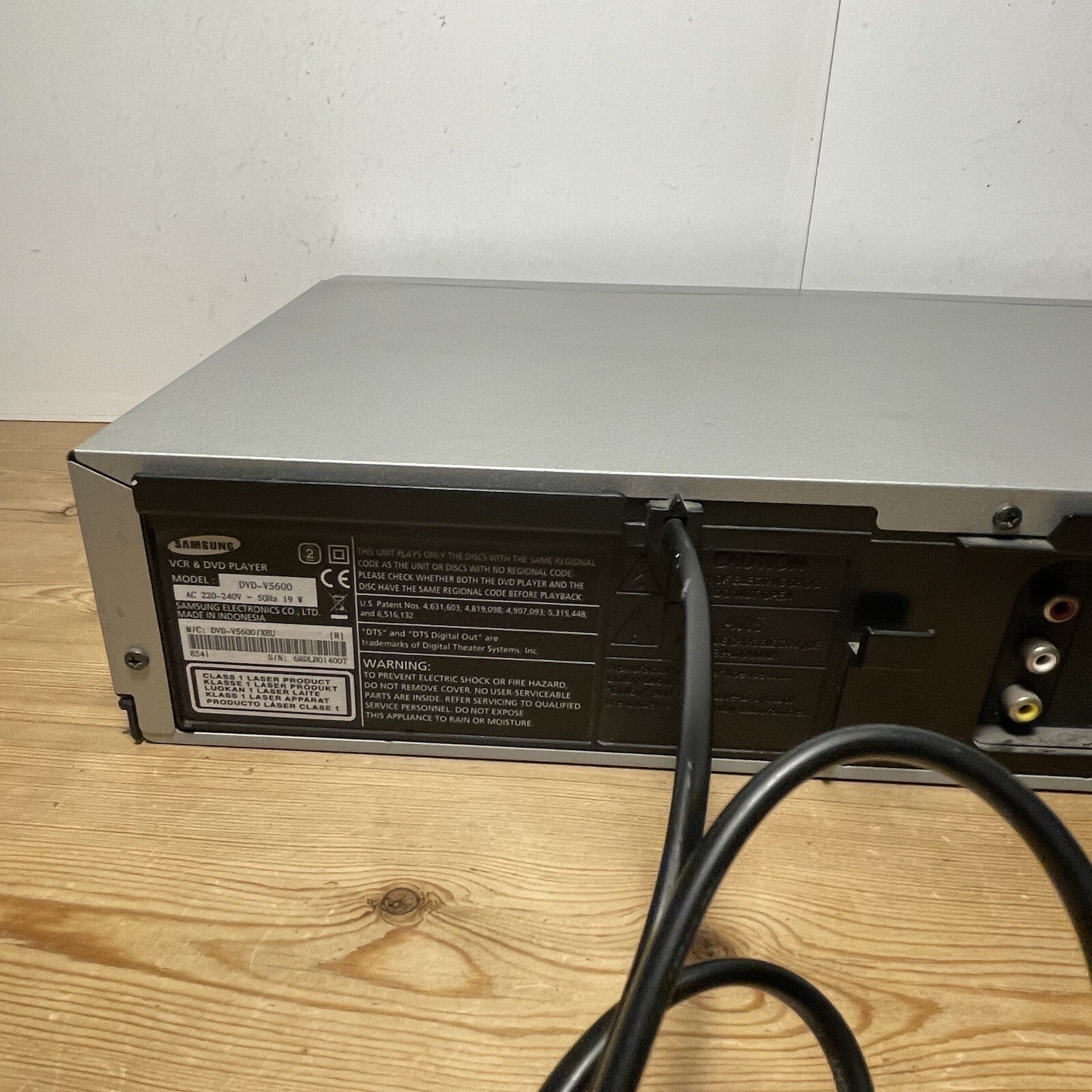 Samsung DVDV5600 VCR VHS DVD Combo Video Player Recorder eBay