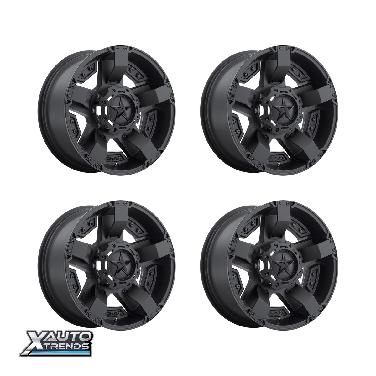 XD Series XD811 Rockstar II Matte Black 20X10 6X135/6X139.7 -24mm 