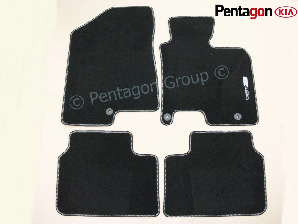 Genuine Kia Ceed Pro Ceed GT Line 2016-> Set Of 4 Floor Carpet Mats A2143ADE10GL