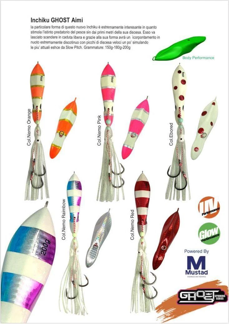 Artificiale Jig Da Inchiku SEIKA Kirko | Mare E Cielo - Foto 2