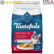 Premium Dry Cat Food Salmon Indoor Adult All Natural Digestive Health 5lb New 5.46 per pound