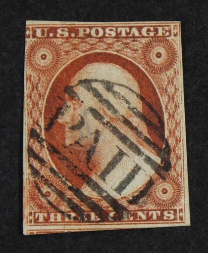 CKStamps: US Stamps Collection Scott#10A 3c Washington Used