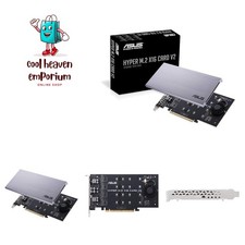 Stylish PCIe 3.0 Hyper M.2 X16 Expansion Card - 128 Gbps for High-Performance