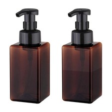 Foaming Soap Dispenser, 450ml 15oz Refillable Pump Bottle Plastic for Liquid S