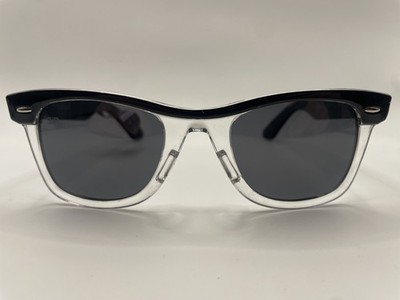 SHADY RAYS CLASSIC CL-5080 BLACK CLEAR UV400 POLARIZED SUNGLASSES NWD*