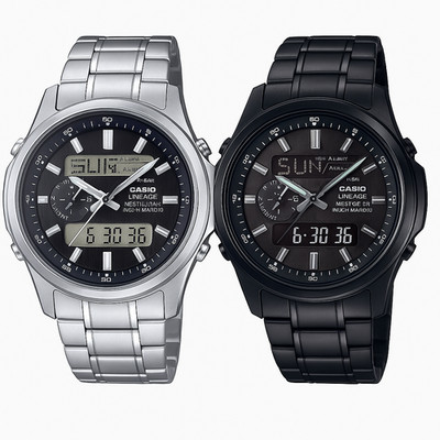 CASIO LINEAGE LCW-M300D-1AJF/M300DB Solar Atomic Radio Analog Men Watch Japan 