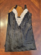 NWT Victoria  s Secret Silky Satin Lace Details Chemise Babydoll Nightie