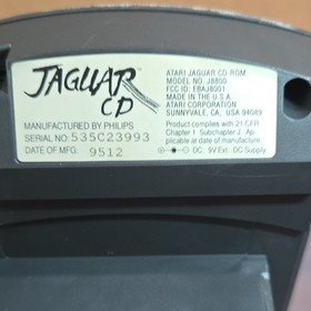 Atari Jaguar CD CD-ROM Add-On Module for Atari Jaguar J8800  NTSC-U/C untested