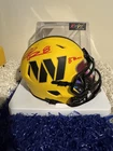 Brian Robinson Jr Signed Washington Commanders RAVE Mini Helmet & Visor JSA COA