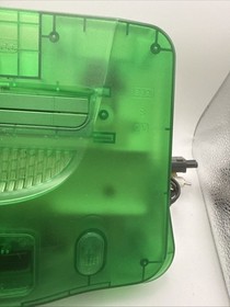 Nintendo 64 N64 Funtastic Jungle Green Console, 2 Controllers -READ LISTING