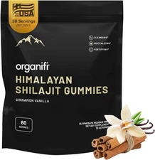 Organifi Shilajit Gummies - Himalayan for Men and Women with... 