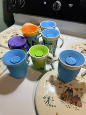 Munchkin 360 Trainer/ Toddler Cup - Spill proof Lot of 7 