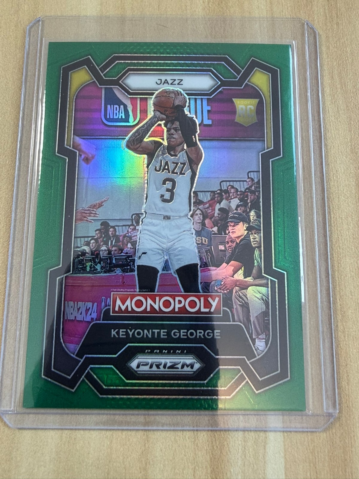 2023-24 Panini Prizm Monopoly Keyonte George Green /24 RC #87