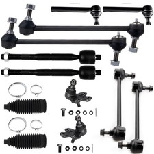 Suspension Kit Lower Ball Joints Sway Bar Tie Rod End Rack Pinion EC83909801