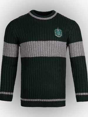 New with Tags Slytherin Quidditch Jumper Sweater Harry Potter Size S