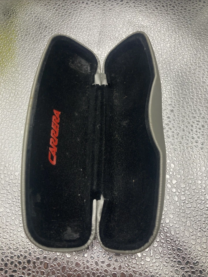 Carrera Sunglasses Eyeglasses Case Silver Hard Case Small Clamshell Vintage - Image 2 of 4