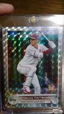 Tops Npb Tatsumi Ryosuke 1/1 Rayfoil Parallel Card