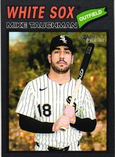 2026 Topps Heritage #90 Mike Tauchman Dark Gray