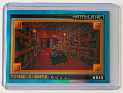 2024 Panini Minecraft Enchanter Opti-Chrome Diamond Blue Prizm /10