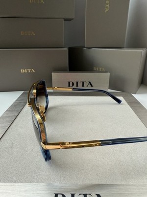 DITA MACH ONE DRX-2030 X Yellow Gold Blue Swirl Grey Gradient Lens