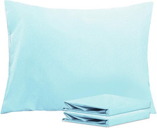 Standard Pillowcase Set - 2 Pack Brushed Microfiber 20X26 Pillowcases - Soft, Wr