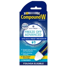 Freeze Off Advanced Wart , Precision Tip Accu-Freeze Applicator, 15 Wart Remo...