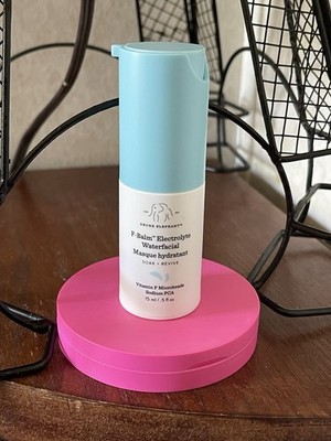 DRUNK ELEPHANT F-BALM Electrolyte Waterfacial Mask 15ML/0.5oz & DE Mirror