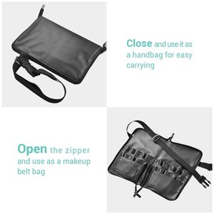 Byootique PVC Brush Holder Waist Bag Makeup Belt Organizer Storage Cosmetic Bag