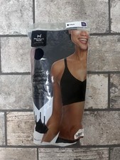 Member's Mark Adjustable Bralette, Size XXL, Black, 2PCs