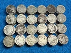 6 ROLLS (240 pcs) Cull BUFFALO NICKELS. Dateless, partial and full dates. #4